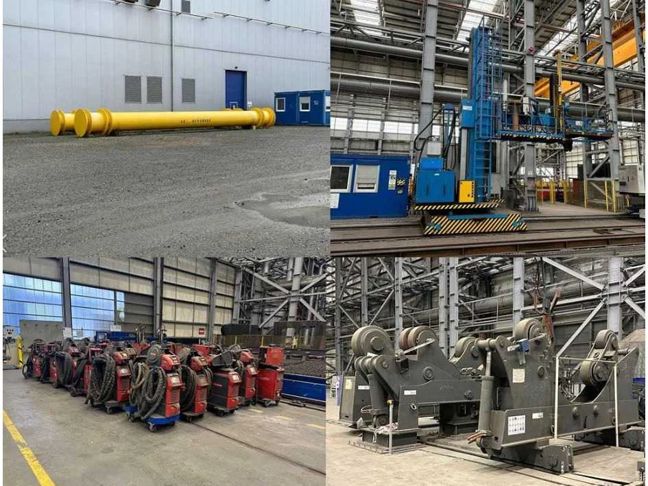 Onderdelen poolse offshore toren fabriek wegens sluiting, deel 1