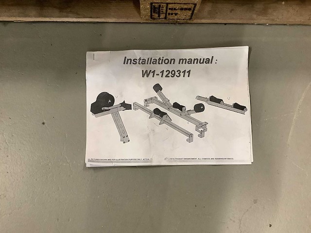 Onderdelen voor een boottrailer - afbeelding 3 van  3