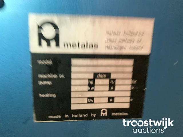 Onderdelenwasmachine - afbeelding 10 van  13