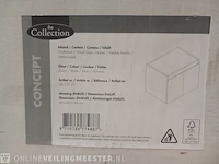Onderkast met hoge kast en spiegelkast , zwart - afbeelding 3 van  3
