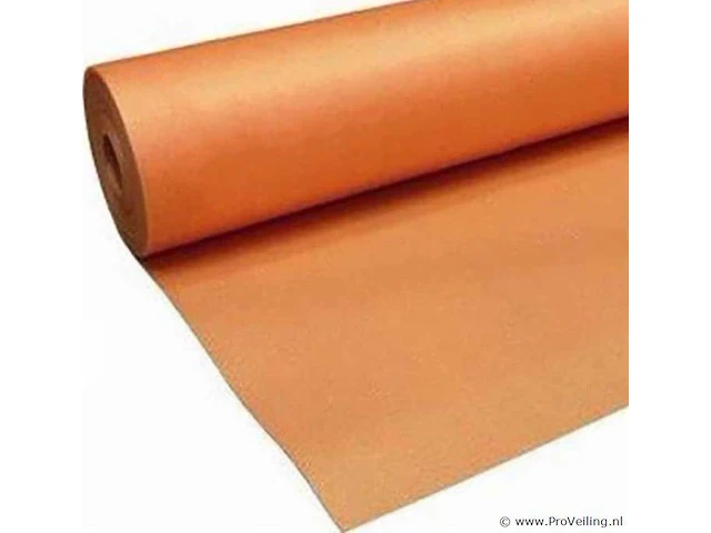 Ondervloer voor laminaat oranje met afplaktape, 10x - afbeelding 1 van  1