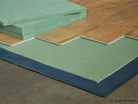 Ondervloer voor laminaat & parket groene platen, 14 m2 - afbeelding 2 van  3