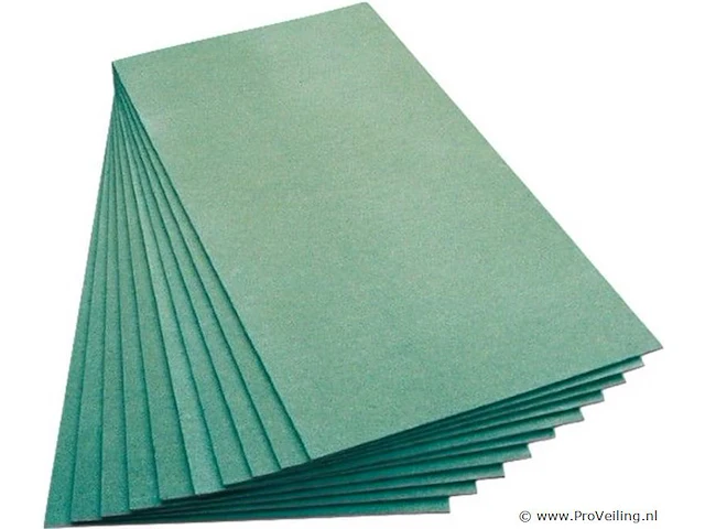Ondervloer voor laminaat & parket groene platen, 21 m2 - afbeelding 1 van  3