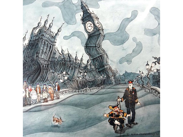 Onduidelijke techniek. gesigneerd - afbeelding 3 van  5