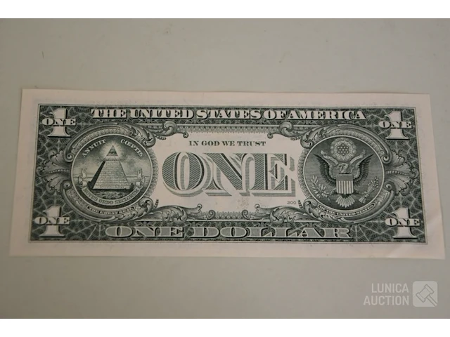 "one dollar biljet" - afbeelding 3 van  4