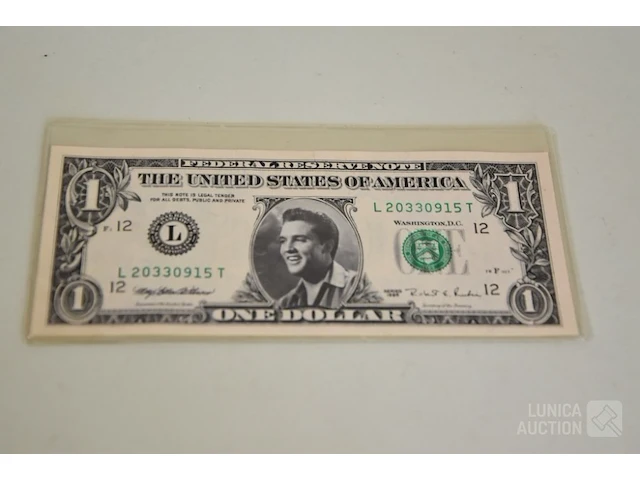 "one dollar biljet" - afbeelding 4 van  4