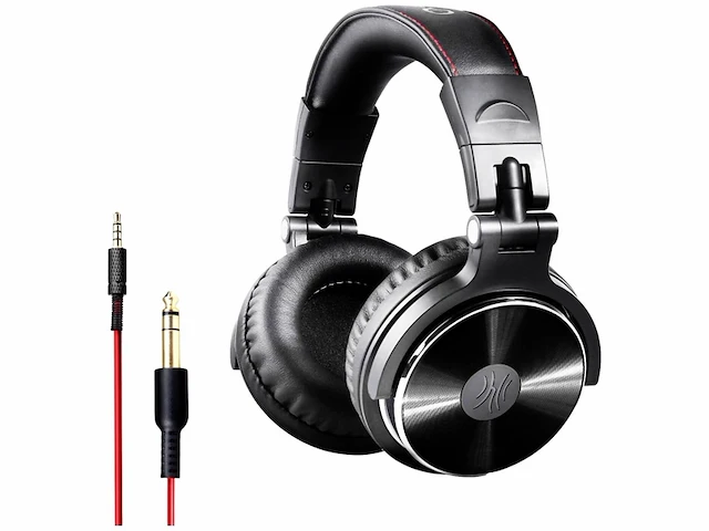 Oneodio pro10 - koptelefoon met microfoon - inklapbaar - muziek|studio|dj (zwart) - afbeelding 1 van  2