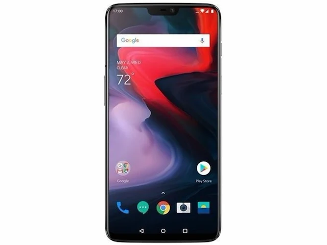 Oneplus 6 smartphone 6,28 inch 128 gb intern geheugen android 8.1 mirror black - afbeelding 4 van  5