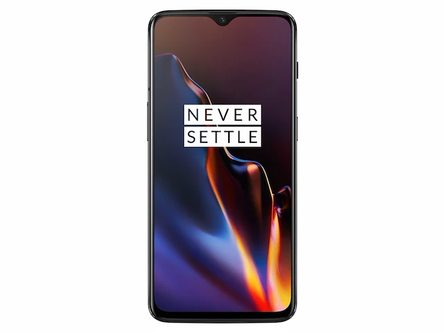 Oneplus 6t 6 gb + 128 gb smartphone mirror zwart - afbeelding 1 van  5
