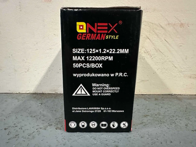 Onex ox-119 slijpschijf (500x) - afbeelding 4 van  5