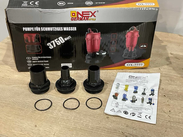 Onex ox-7777 vuilwaterpomp - afbeelding 9 van  10