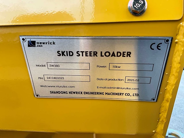 Ongebruikt 2025 new rick zw380 rups schranklader - afbeelding 13 van  20