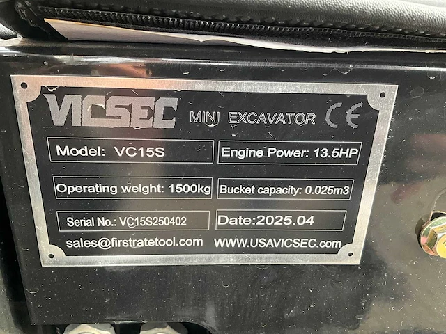 Ongebruikt 2025 vicsec vc15s minigraafmachine - afbeelding 11 van  19