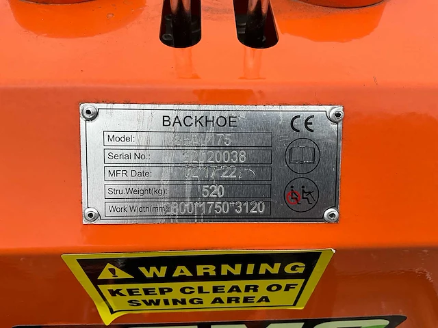 Ongebruikt agma bhm-175 aanbouw graafarm - afbeelding 7 van  15