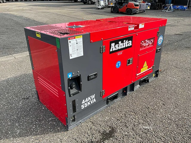 Ongebruikt ashita lg80 stroomgenerator 55kva - afbeelding 10 van  14