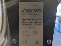 Onkruid-/betontegelfrees 230v schwamborn, str 580e/vf, bouwjaar 2012 - afbeelding 5 van  15