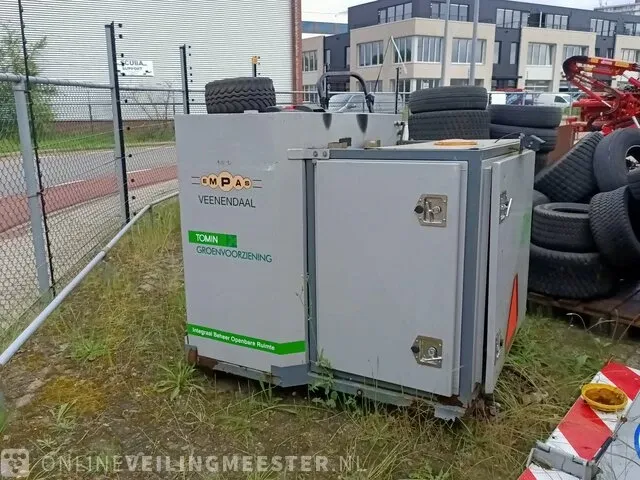 Onkruid heet water bestrijding machine opbouw empas - afbeelding 2 van  4
