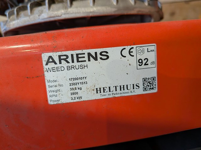 Onkruidborstelmachine, ariens, wb370 pro - afbeelding 5 van  15