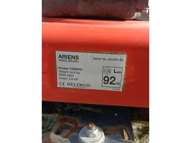Onkruidborstelmachine, ariens, weed brush - afbeelding 4 van  5