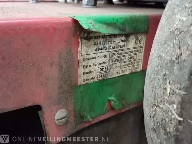 Onkruidborstelmachine limpar, turbo 2, bouwjaar 2016 - afbeelding 3 van  6