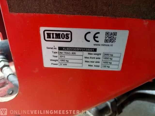 Onkruidborstelmachine nimos, dm-trac 305 met maai arm mc connel, bouwjaar 2015 - afbeelding 24 van  40