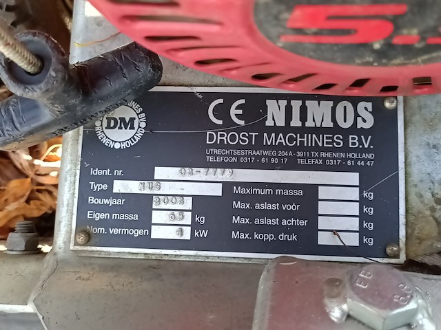 Onkruidborstelmachine, nimos, nug, 2002 - afbeelding 5 van  5