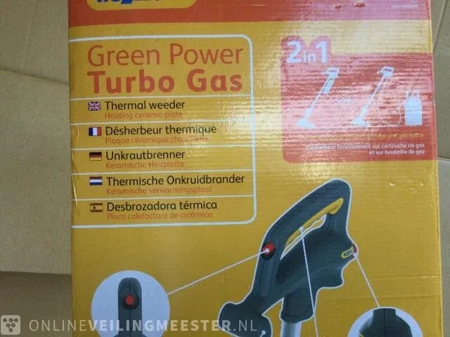Onkruidbrander hozelock, 4177 green power, grijs - afbeelding 3 van  5