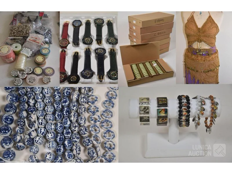 Online veiling van vintage partijhandel en bijzondere hobbymaterialen