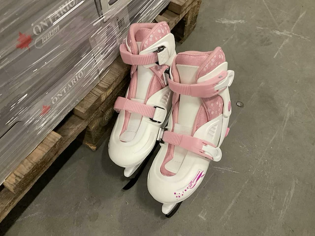 Ontario princess verstelbare shell boot ijsschaatsen (104x) - afbeelding 4 van  6