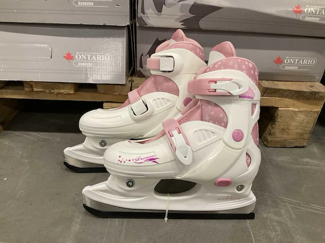 Ontario princess verstelbare shell boot ijsschaatsen (128x) - afbeelding 1 van  6