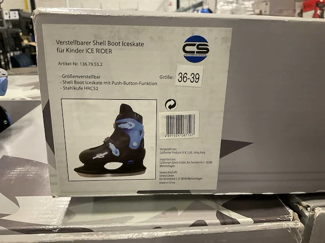 Ontario verstelbare shell boot ijsschaatsen (80x) - afbeelding 6 van  6