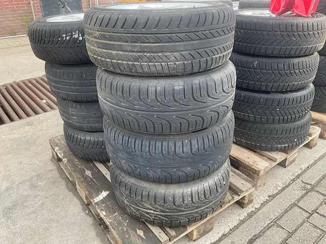 Ontinental autoband met rial velg 205/55 r16 (4x) - afbeelding 2 van  9