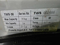 Onyx - tws 30 - 30kg - digitale weegschaal - afbeelding 3 van  3