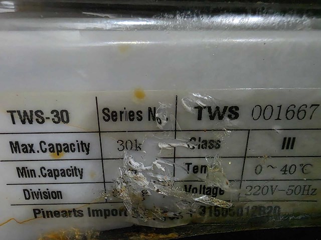 Onyx - tws 30 - 30kg - digitale weegschaal - afbeelding 3 van  3