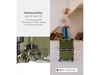 Onyx 2-delige kofferset handbagage en checkin koffer 33l/100 l tsa slot spinner wielen lichtgewicht trolley aluminium sluiting groen - afbeelding 4 van  6