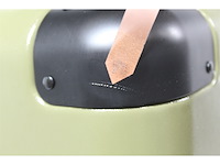 Onyx 2-delige kofferset handbagage en checkin koffer 33l/100 l tsa slot spinner wielen lichtgewicht trolley aluminium sluiting groen - afbeelding 6 van  6