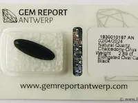 Onyx 2.89ct aig certified - afbeelding 5 van  8