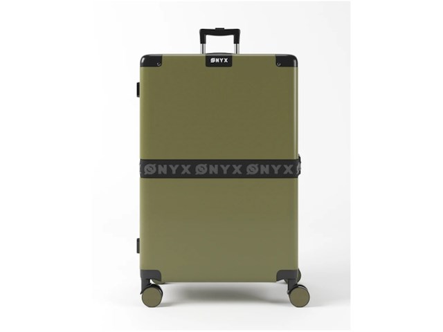Onyx check-in koffer 65/100l tsa-slot spinner wielen lichte trolley aluminium sluiting groen 100l - afbeelding 1 van  3