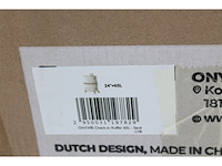 Onyx checkin koffer 65 liter met tsa slot spinner wielen lichtgewicht aluminium sluiting sand wit - afbeelding 4 van  4