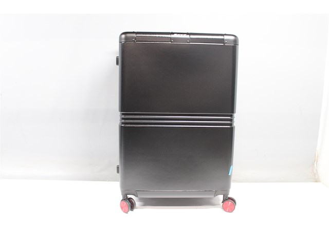 Onyx checkin koffer 65/100l tsaslot spinner wielen lichte trolley aluminium sluiting zwart - afbeelding 1 van  2