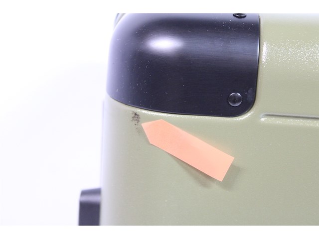 Onyx handbagage koffer 33 liter met tsa slot spinner wielen lichtgewicht trolley aluminium sluiting olive - afbeelding 3 van  3