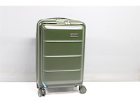 Onyx handbagage koffer 35 liter spinner wielen lichtgewicht trolley met dubbel tsa slot handig voorvak 55 cm olive - afbeelding 5 van  6