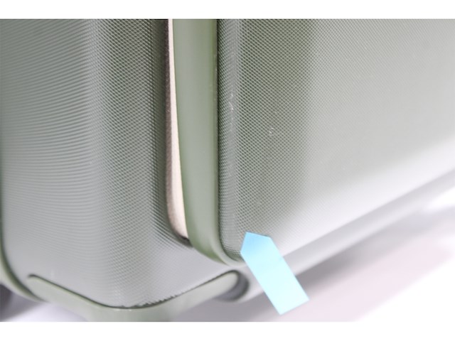 Onyx handbagage koffer 35 liter spinner wielen lichtgewicht trolley met dubbel tsa slot handig voorvak 55 cm olive - afbeelding 6 van  6