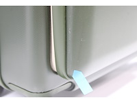 Onyx handbagage koffer 35 liter spinner wielen lichtgewicht trolley met dubbel tsa slot handig voorvak 55 cm olive - afbeelding 6 van  6