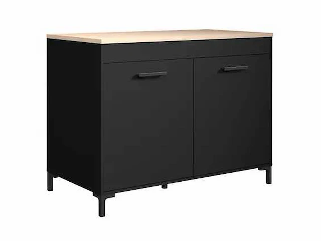 Onyx lage kast 120 cm 2 deuren keukenkast - afbeelding 1 van  3
