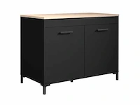 Onyx lage kast 120 cm 2 deuren keukenkast - afbeelding 1 van  3