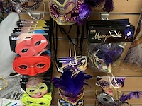 Oogmaskers/ venetiaanse maskers boland, div kleuren - afbeelding 4 van  5