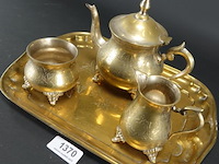 Ooit verzilverd geweest theeset - afbeelding 2 van  5