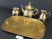 Ooit verzilverd geweest theeset - afbeelding 3 van  5