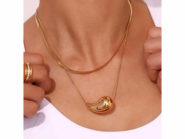 Oorbel & ketting (80x) - afbeelding 3 van  10